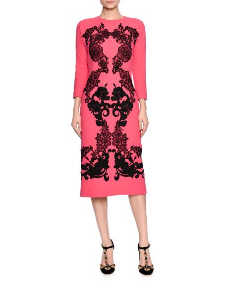 dolce gabbana sheath dress fuschia|Dolce & Gabbana .